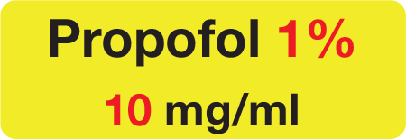 Propofol 1% (10mg/ml) Propofol 1% (10mg/ml)