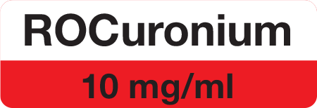 ROCuronium (10mg/ml) ROCuronium (10mg/ml)